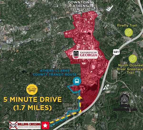 bulldog map showing ease for residents